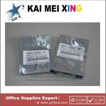 柯尼卡美能達 柯美bizhub BH C220 280 360 鼓芯片KMYC